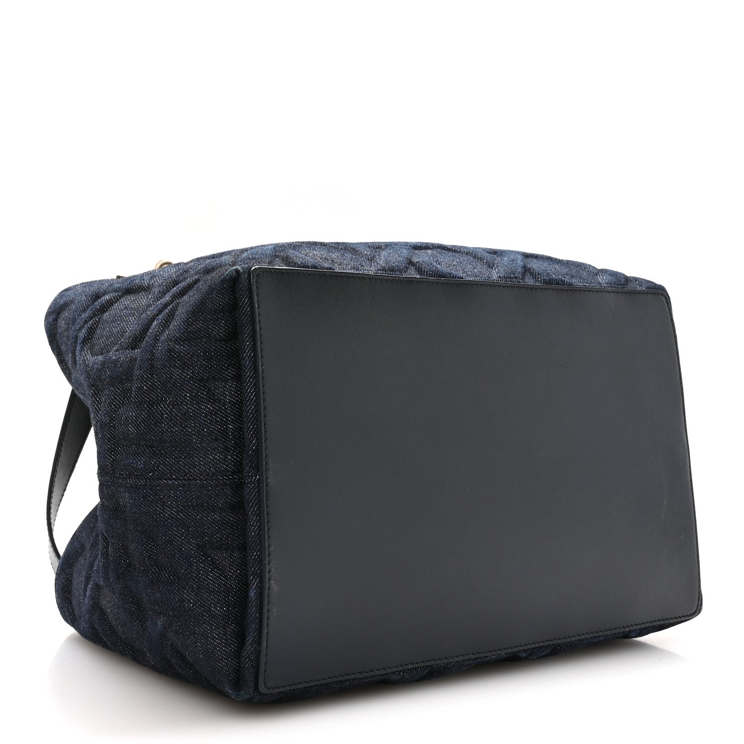 Christian Dior Denim Graphic Cannage Medium Toujours Blue 5 of 11