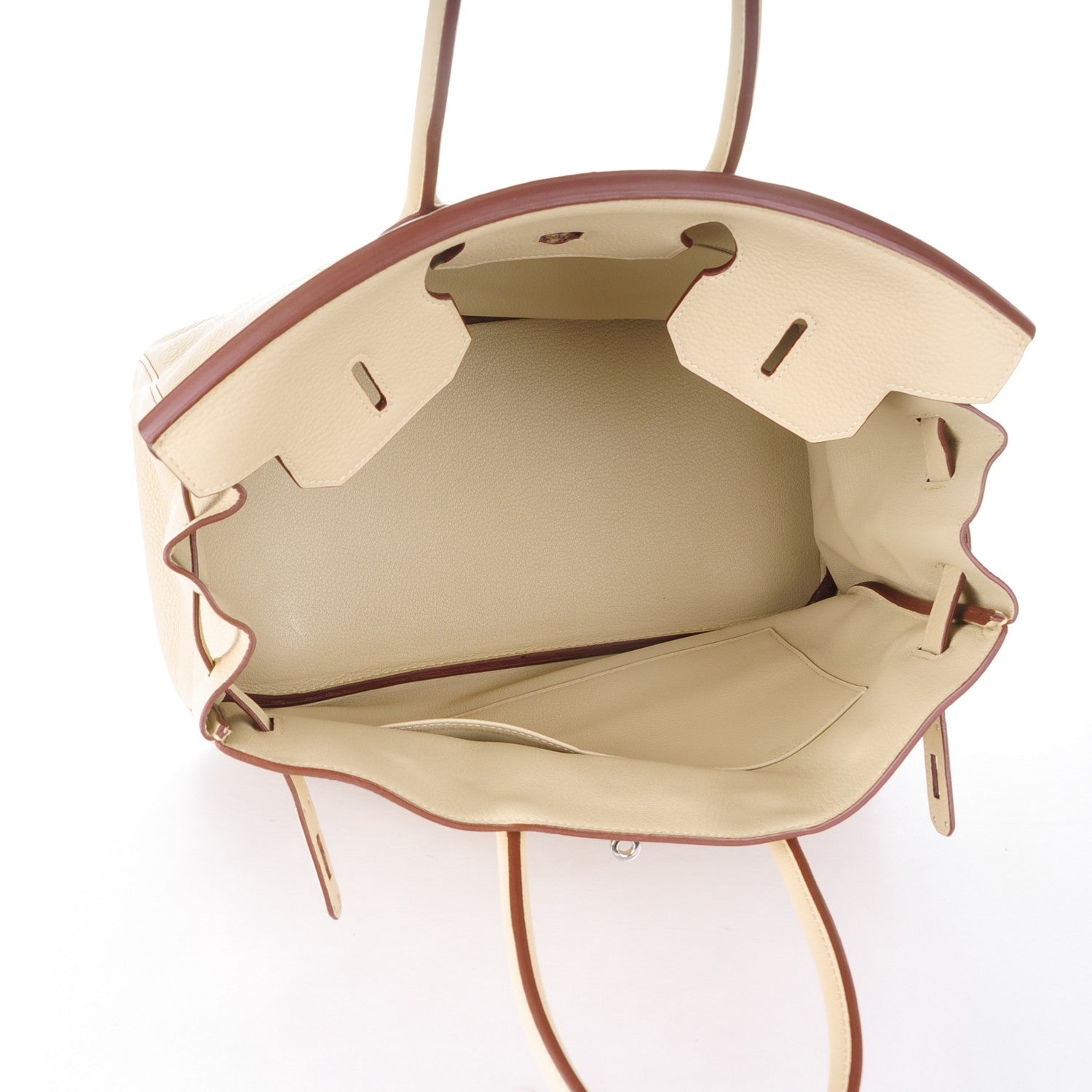 Hermes Taurillon Clemence Birkin 35 Parchemin 7 of 25