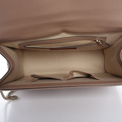 Valentino Garavani Vitello Large Glam Lock Rockstud Flap Poudre 6 of 13