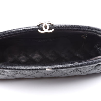 Chanel Caviar Quilted Timeless Clutch Black 4 of 10