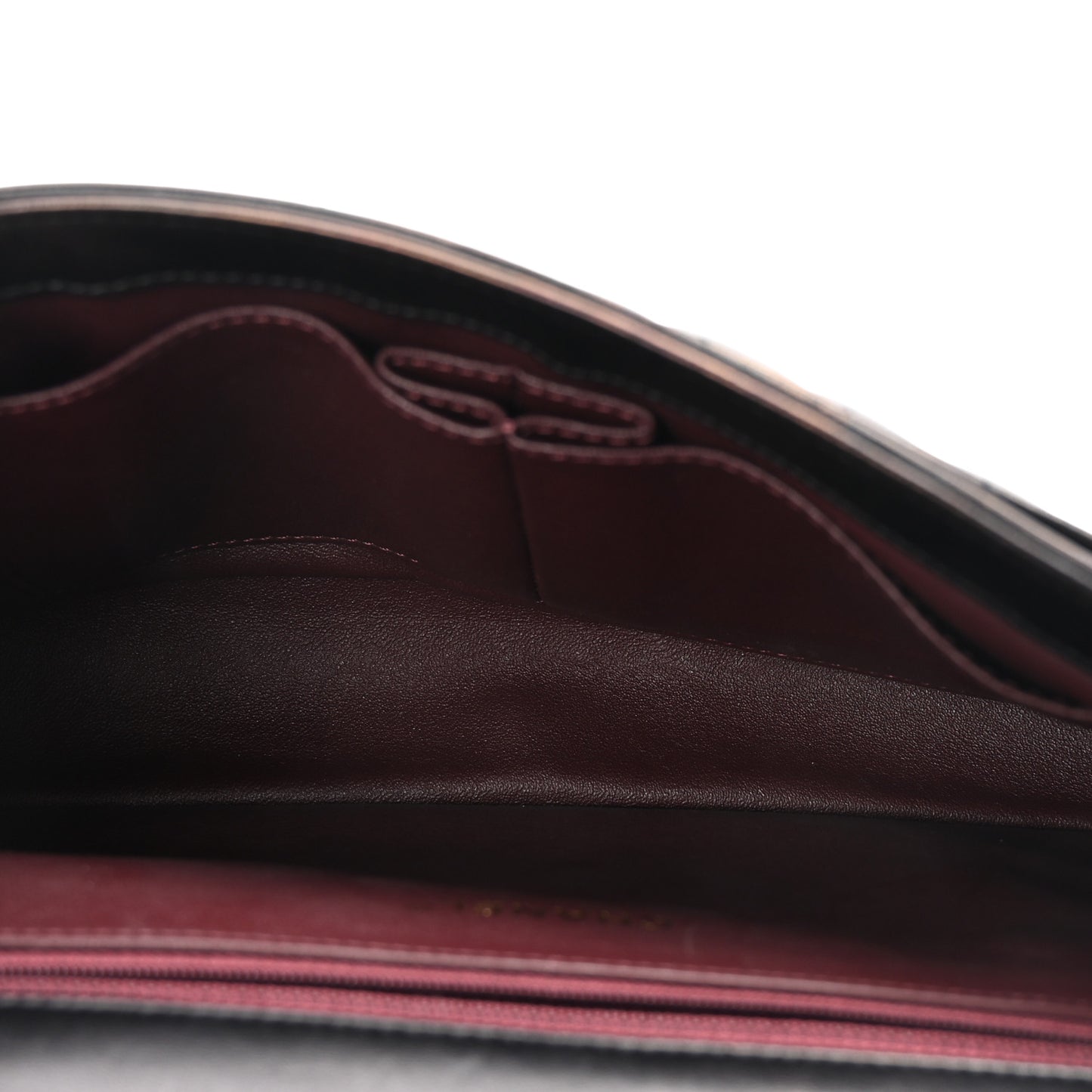 Iridescent Lambskin Surpique Chevron Medium Flap Black