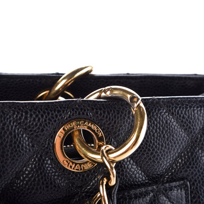 Chanel Caviar Quilted Grand Shopping Tote GST Black 12 of 12