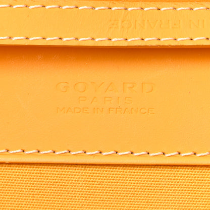 Goyard Goyardine Monte Carlo Bois Clutch With Strap Yellow 6 of 11