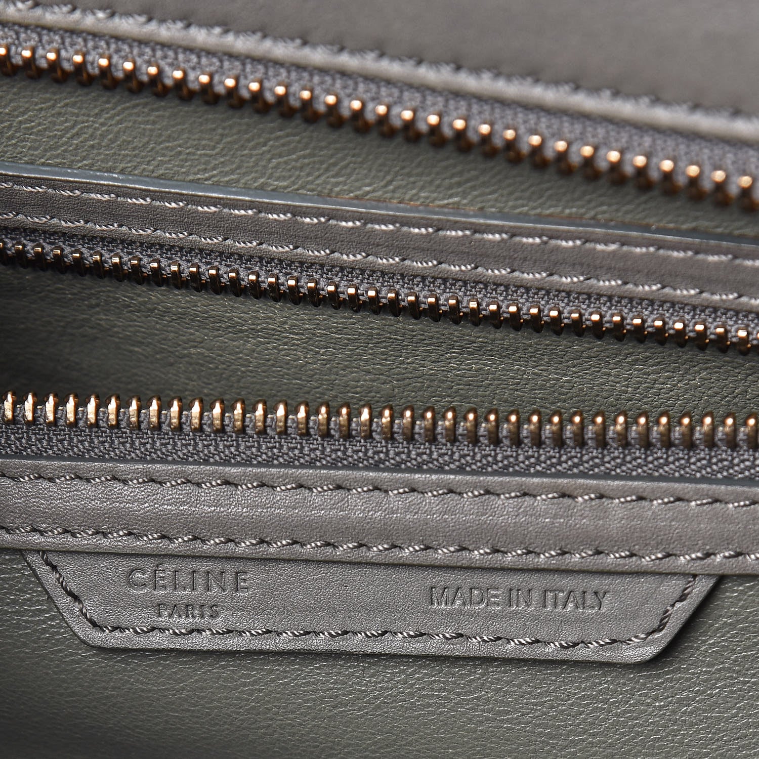 Celine Smooth Calfskin Mini Luggage Almond 8 of 8