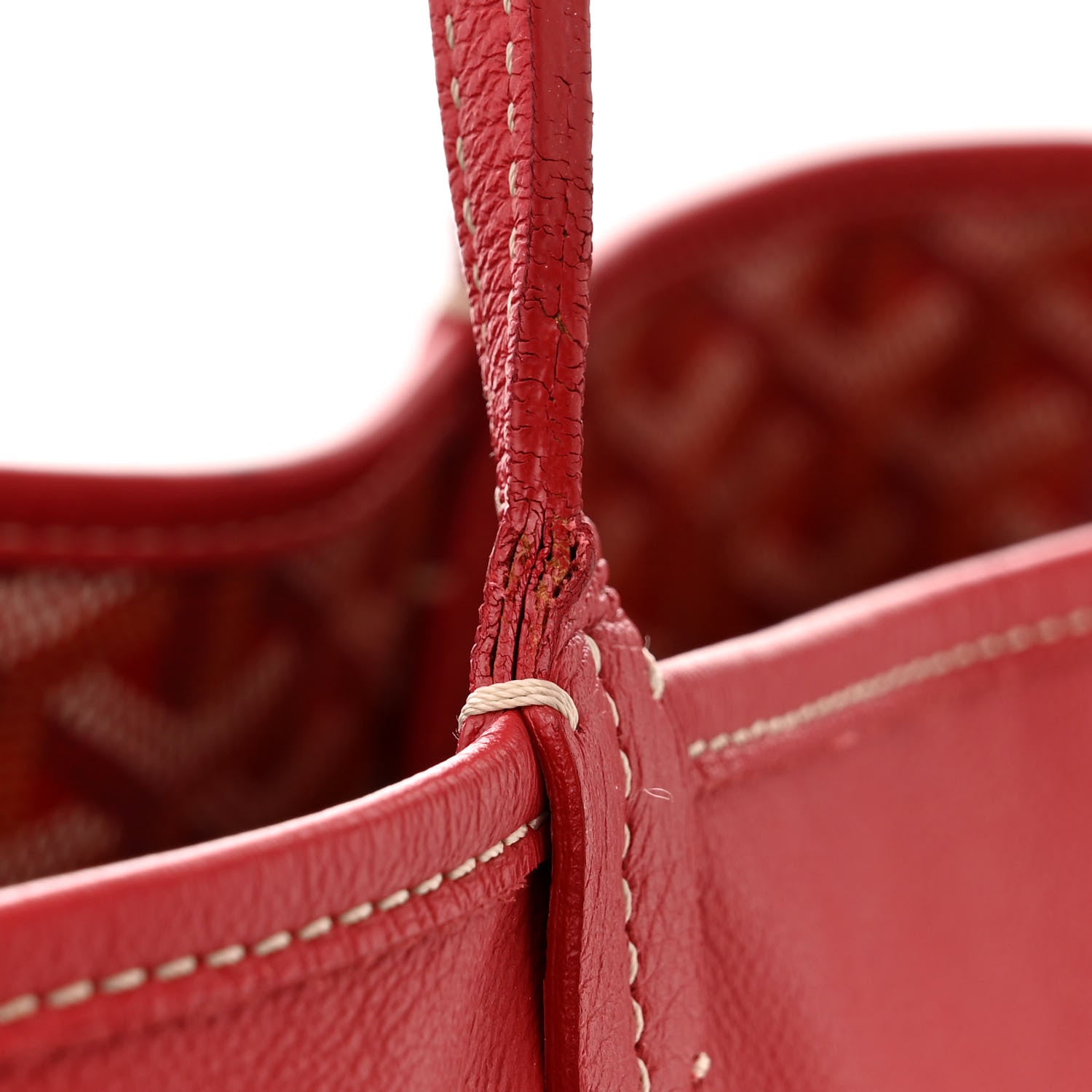 Goyard Goyardine Reversible Anjou PM Red 18 of 23