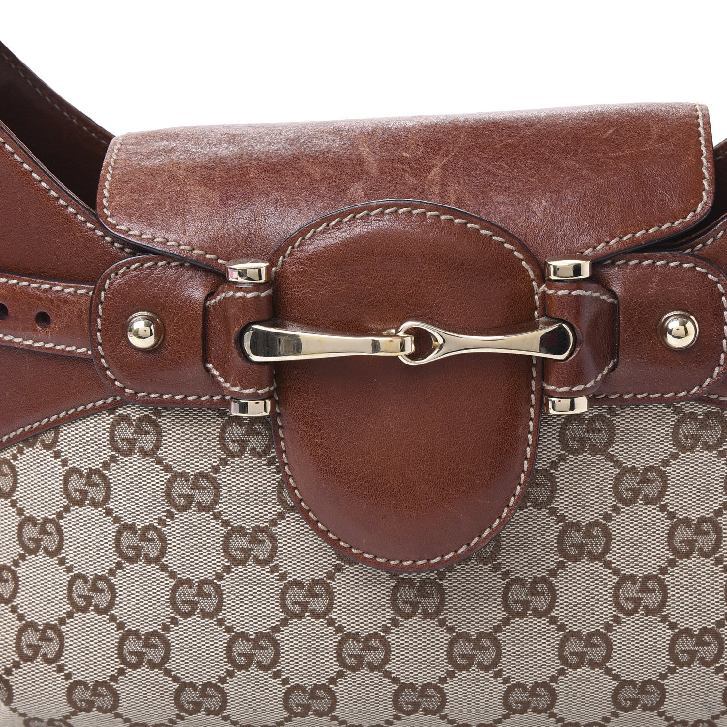 Gucci Monogram Pelham Shoulder Bag Brown 6 of 8