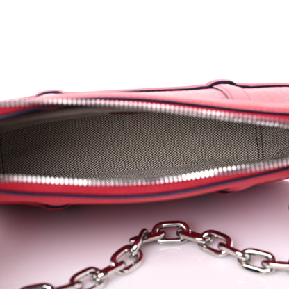 MCM Visetos Mini Aren Chain Crossbody Bag Candy Red 5 of 7