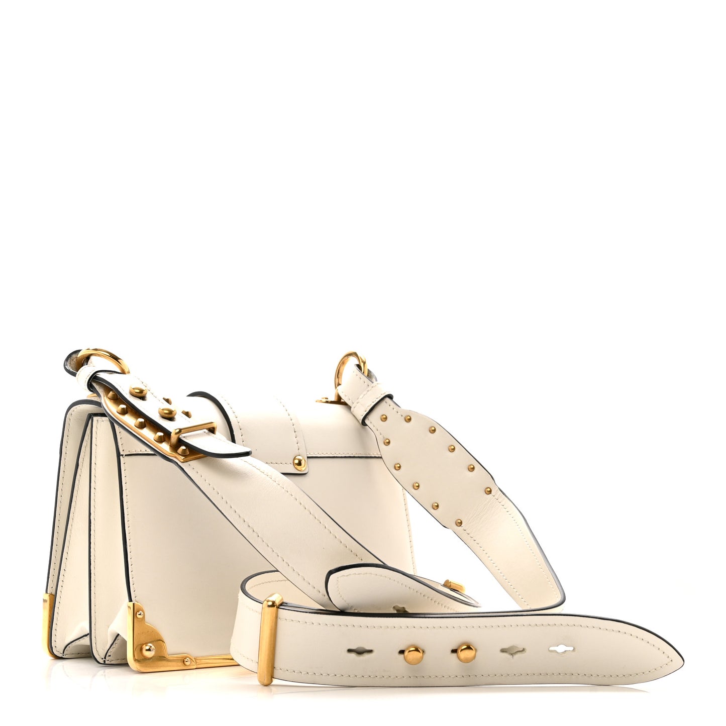 City Calf Cahier Bag White