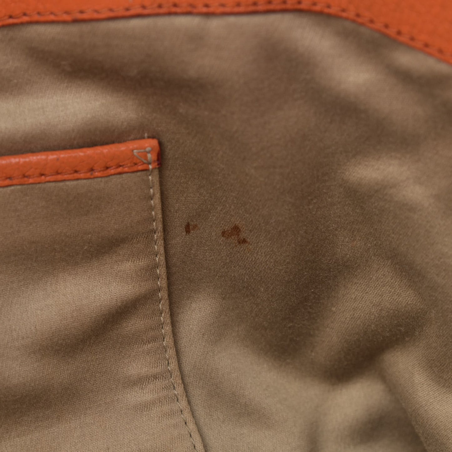 Goatskin Madras Zip Tote Papaya