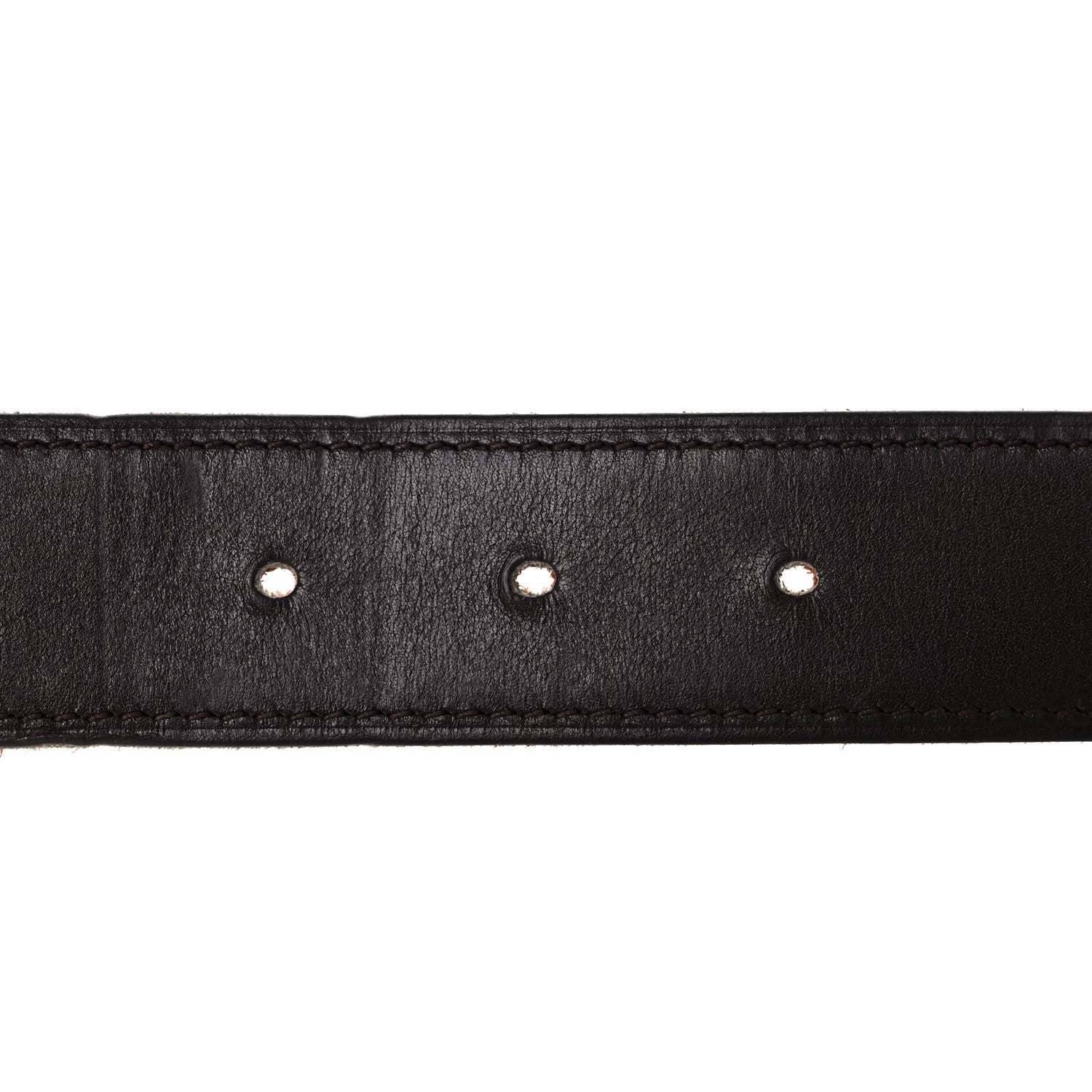 Hermes Box Togo 32mm H Belt 90 Black Orange 4 of 18