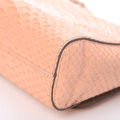 Mulberry Nappa Snake Embossed Small Lily Natural 15 of 23