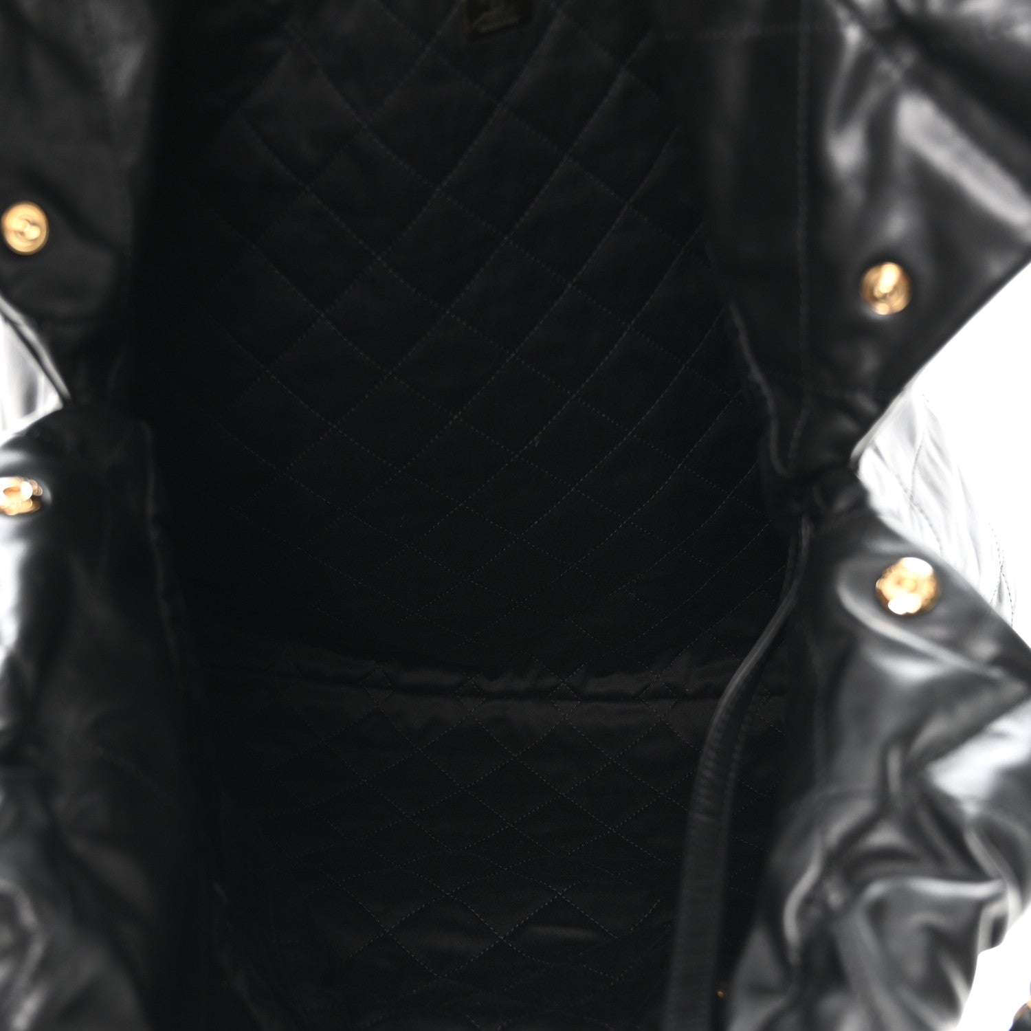 Chanel Calfskin Quilted Large Chanel 22 Black White 5 of 10
