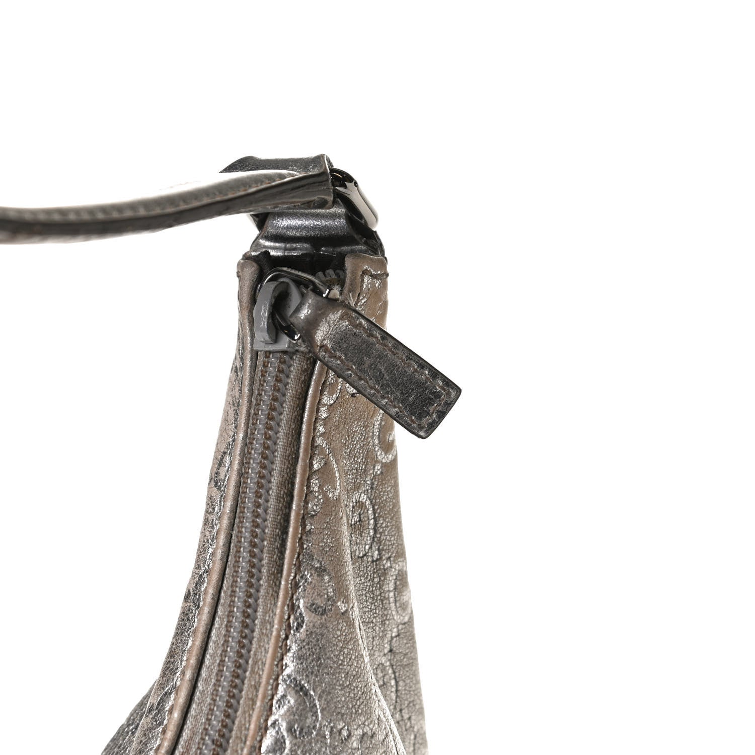 Gucci Metallic Guccissima Hobo Silver 15 of 16