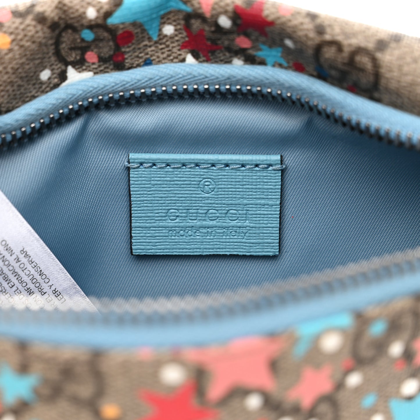 GG Supreme Monogram Childrens Star Print Belt Bag Multicolor