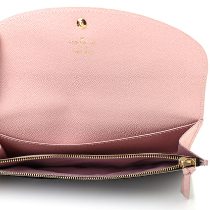 Louis Vuitton Damier Ebene Caissa Wallet Rose Ballerine 4 of 4