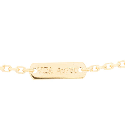 Van Cleef & Arpels 18K Yellow Gold Vintage Alhambra Pendant Necklace 5 of 6