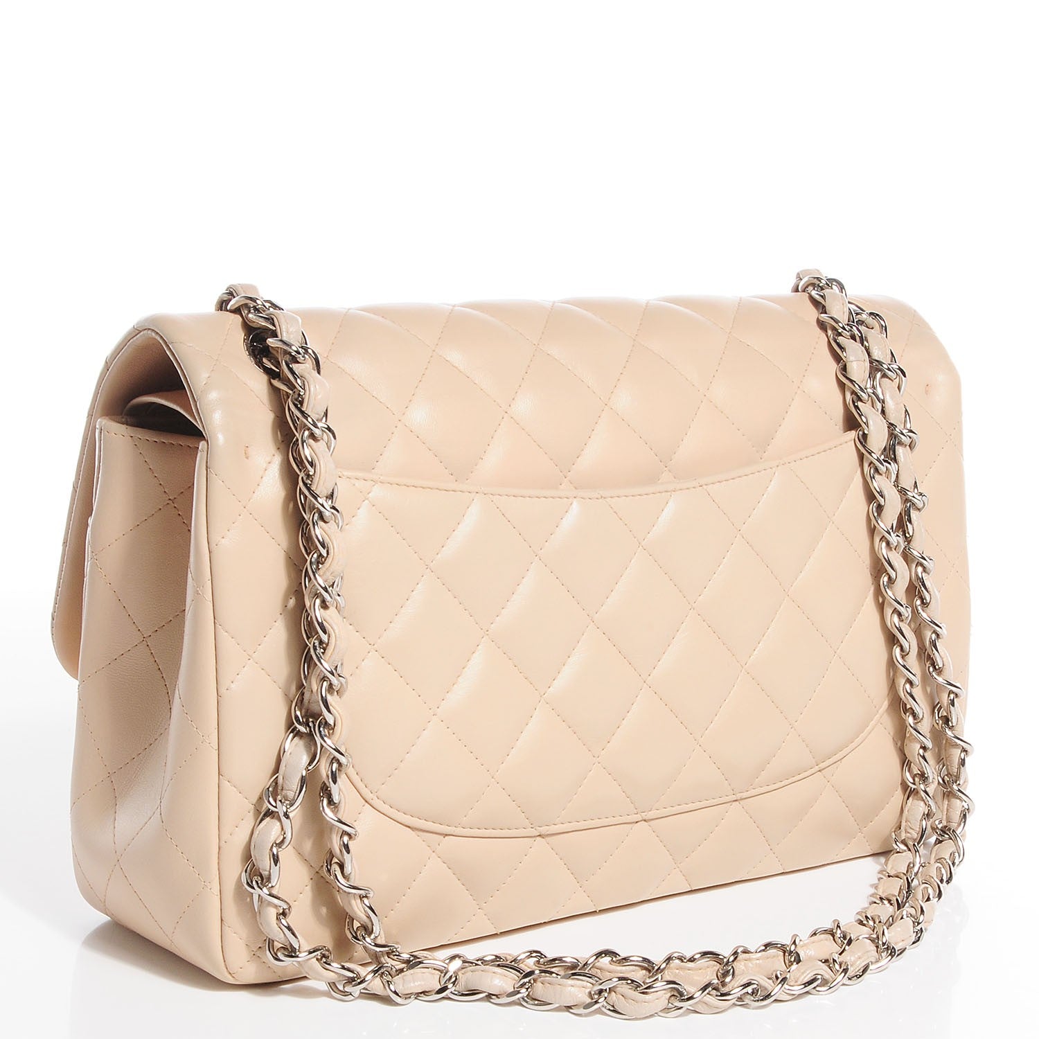 Chanel Lambskin Jumbo Double Flap Beige Clair 3 of 8