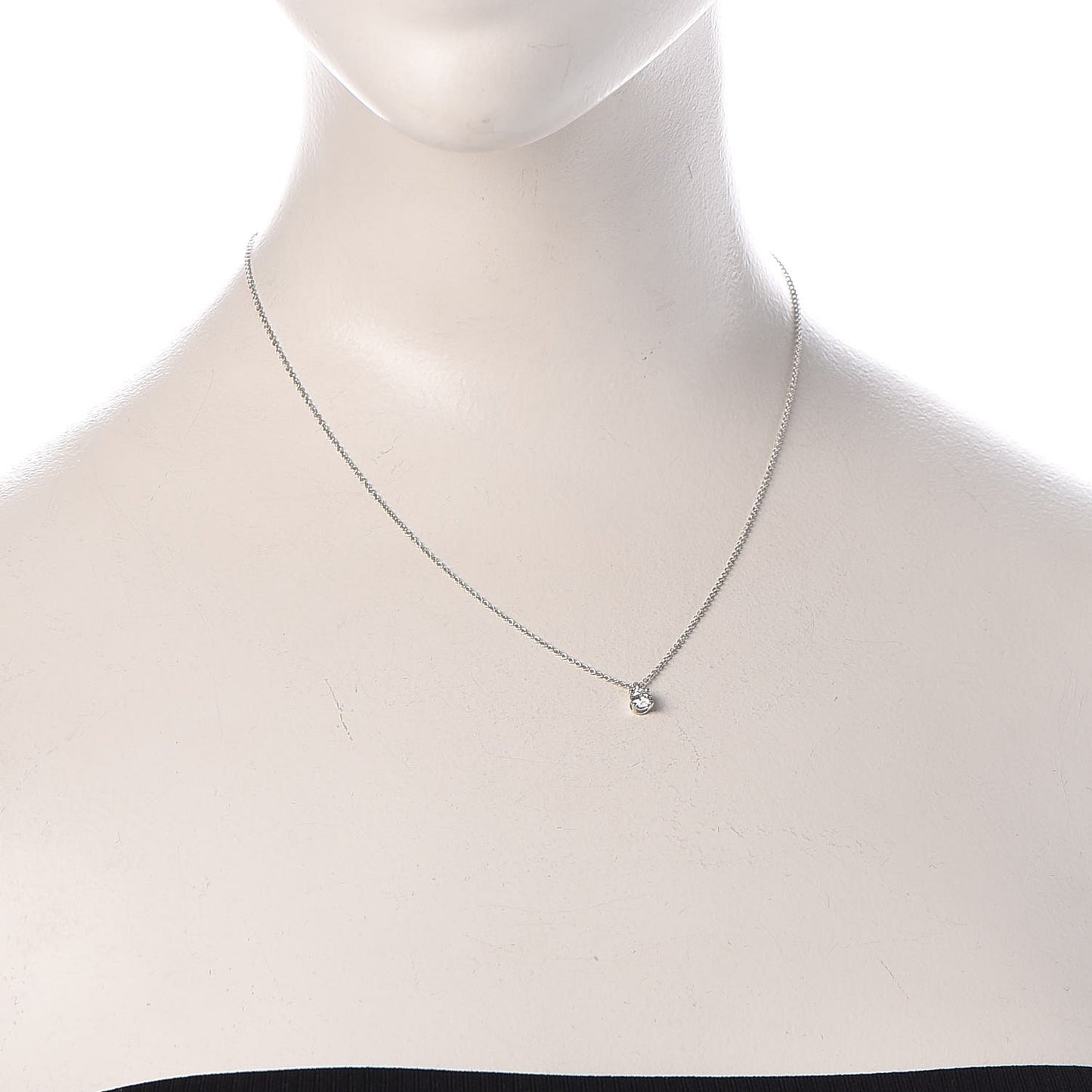 Platinum Diamond .25ct Solitaire Pendant Necklace