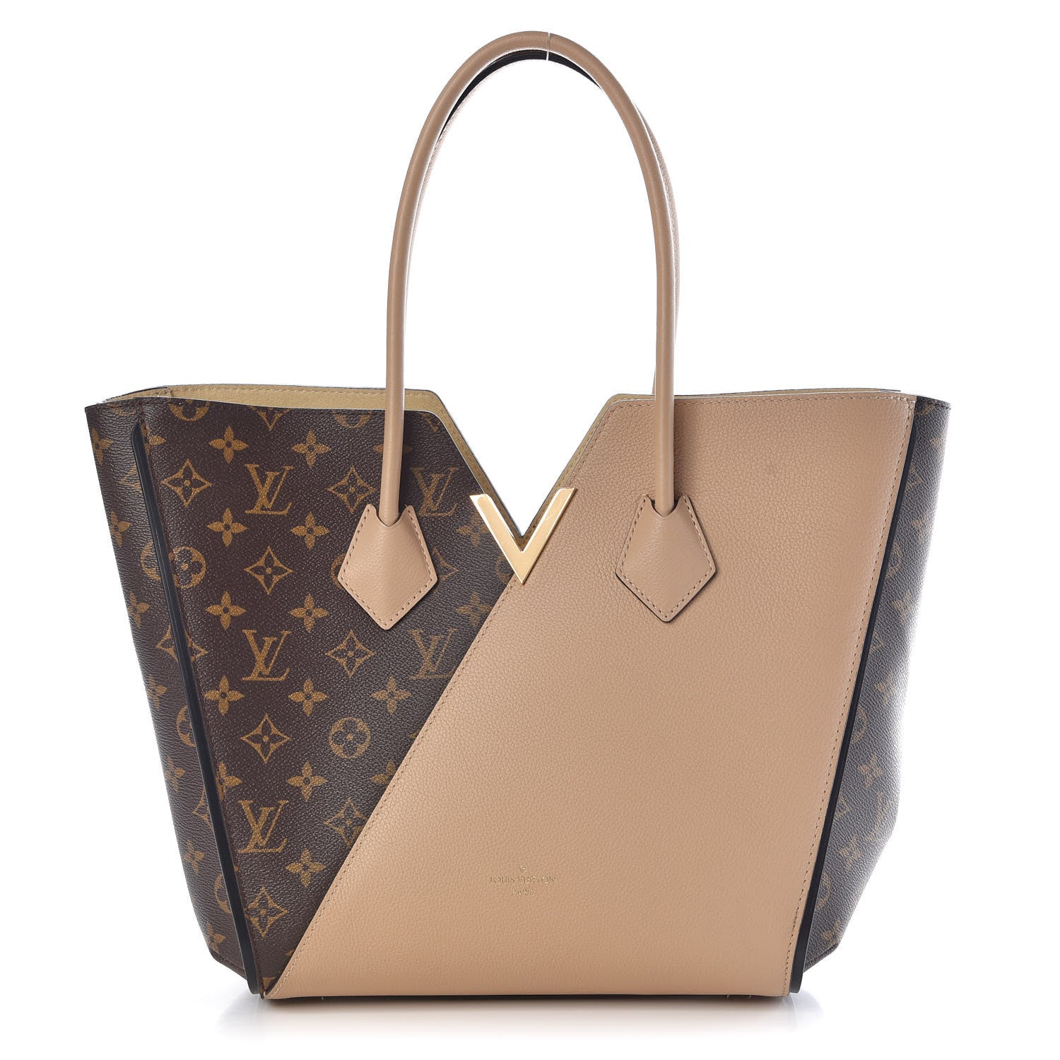 Louis Vuitton Calfskin Monogram Kimono Tote Dune 1 of 10