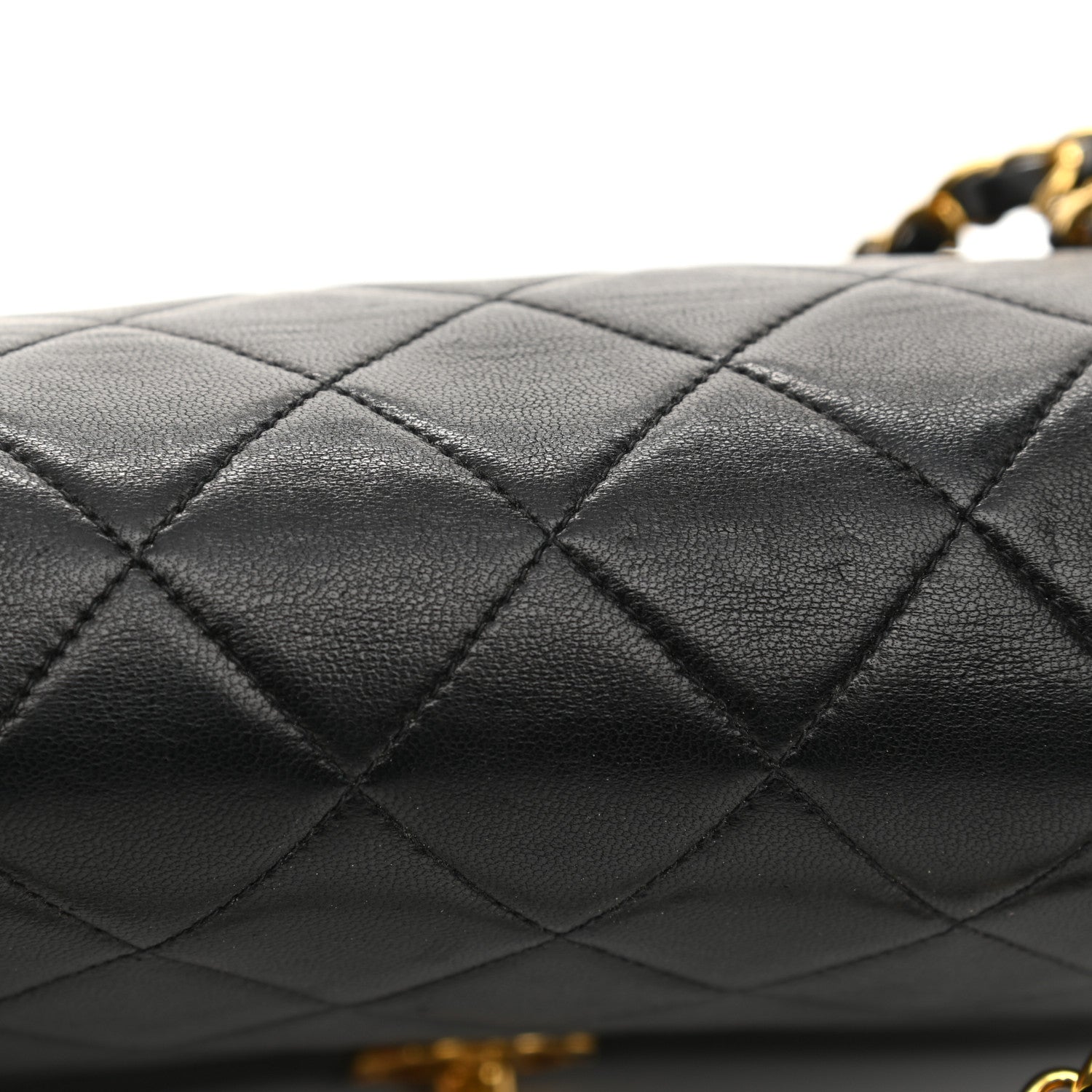 Chanel Lambskin Quilted Medium Single Flap Black 14 of 14