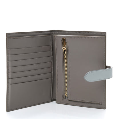 Celine Grained Calfskin Medium Multifunction Strap Wallet Pebble Mineral 4 of 4