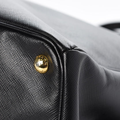 Prada Saffiano Large Galleria Double Zip Tote Black 14 of 15