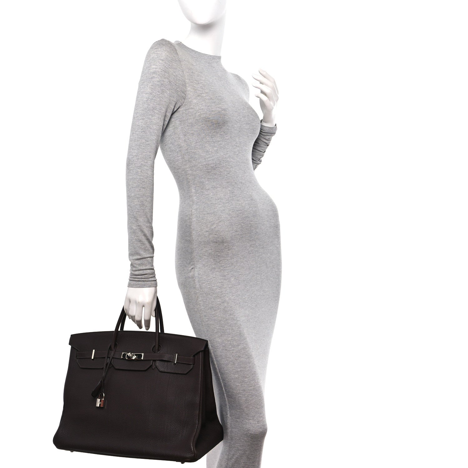 Hermes Togo Birkin 40 Chocolate 2 of 11