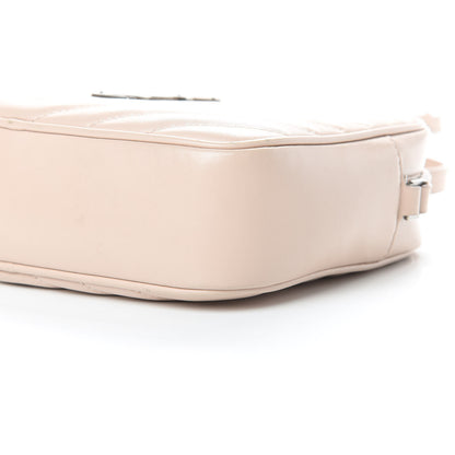 Saint Laurent Calfskin Matelasse Monogram Lou Camera Bag Marble Pink 10 of 14