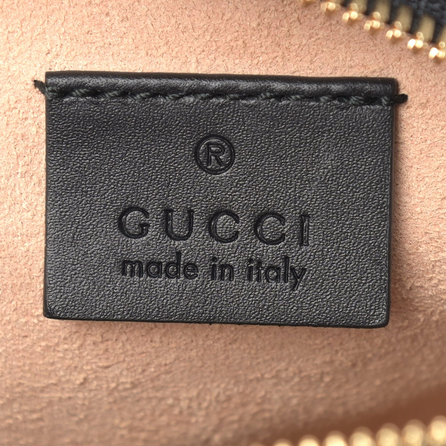 Gucci Suede Patent Web Mini Ophidia Round Shoulder Bag Black 6 of 11