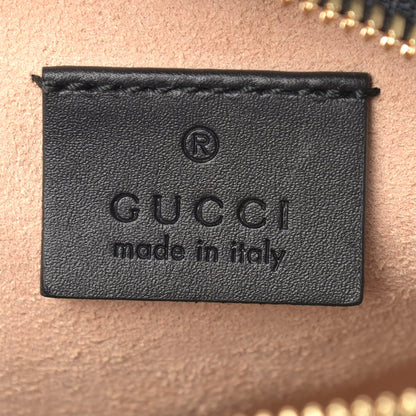 Gucci Suede Patent Web Mini Ophidia Round Shoulder Bag Black 6 of 11