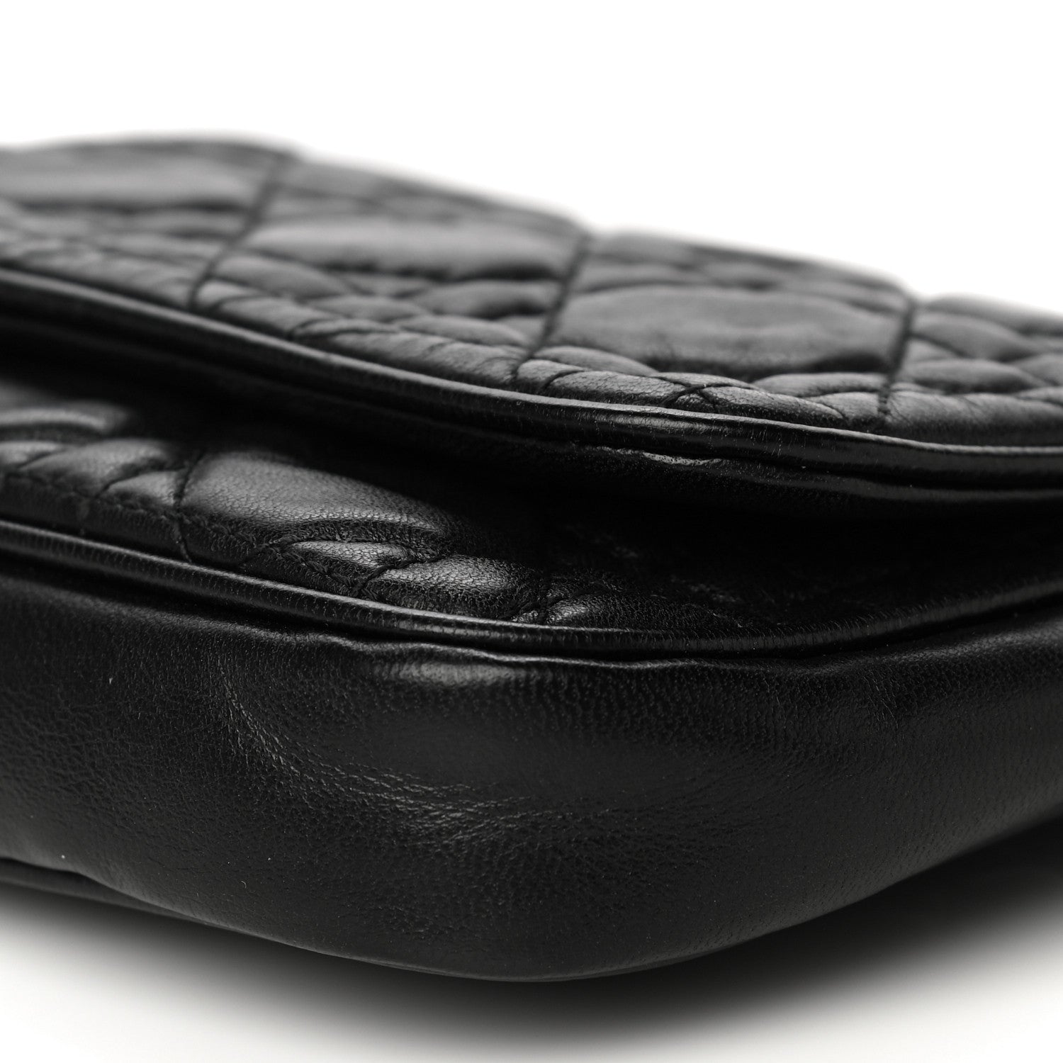 Christian Dior Lambskin Cannage Lady Dior Pochette Black 6 of 15