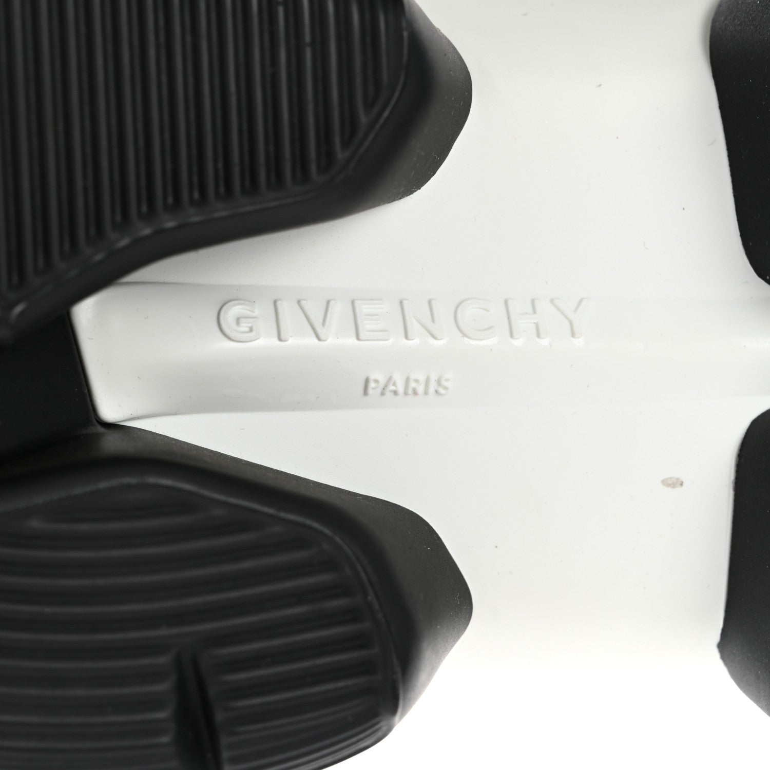 Givenchy Calfskin Neoprene Jaw Low Sneakers 37 Black 8 of 8