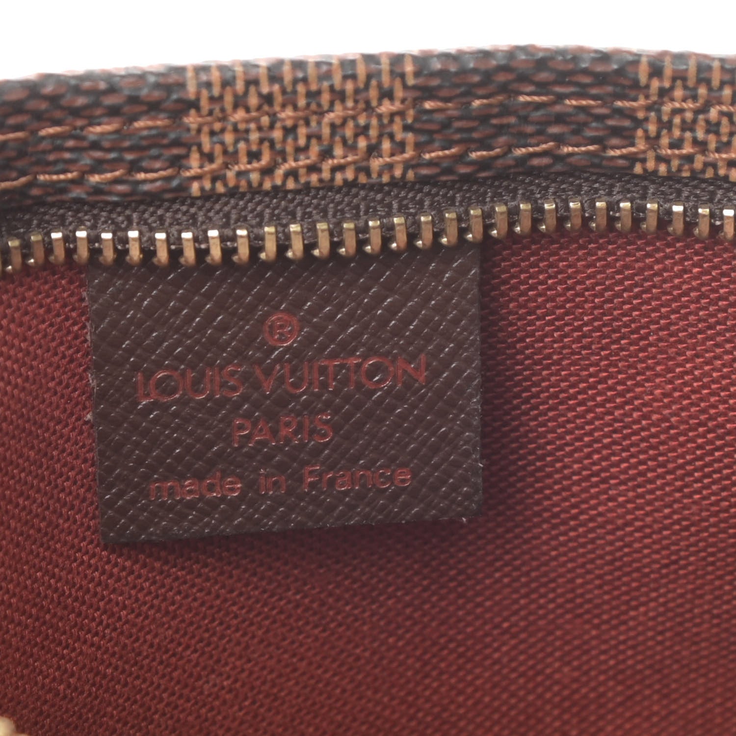 Louis Vuitton Damier Ebene Trousse Make Up Bag Pochette 6 of 11