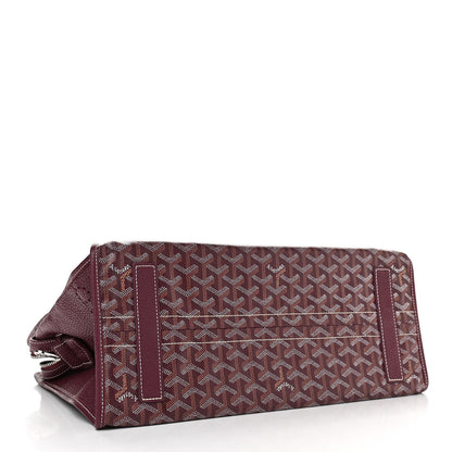 Goyard Goyardine Sac Hardy Pet Carrier PM Burgundy 5 of 10