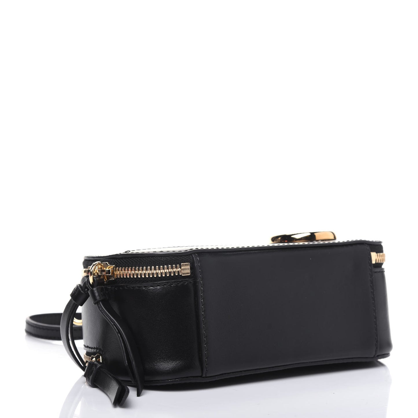 Calfskin Mini C Vanity Bag Black