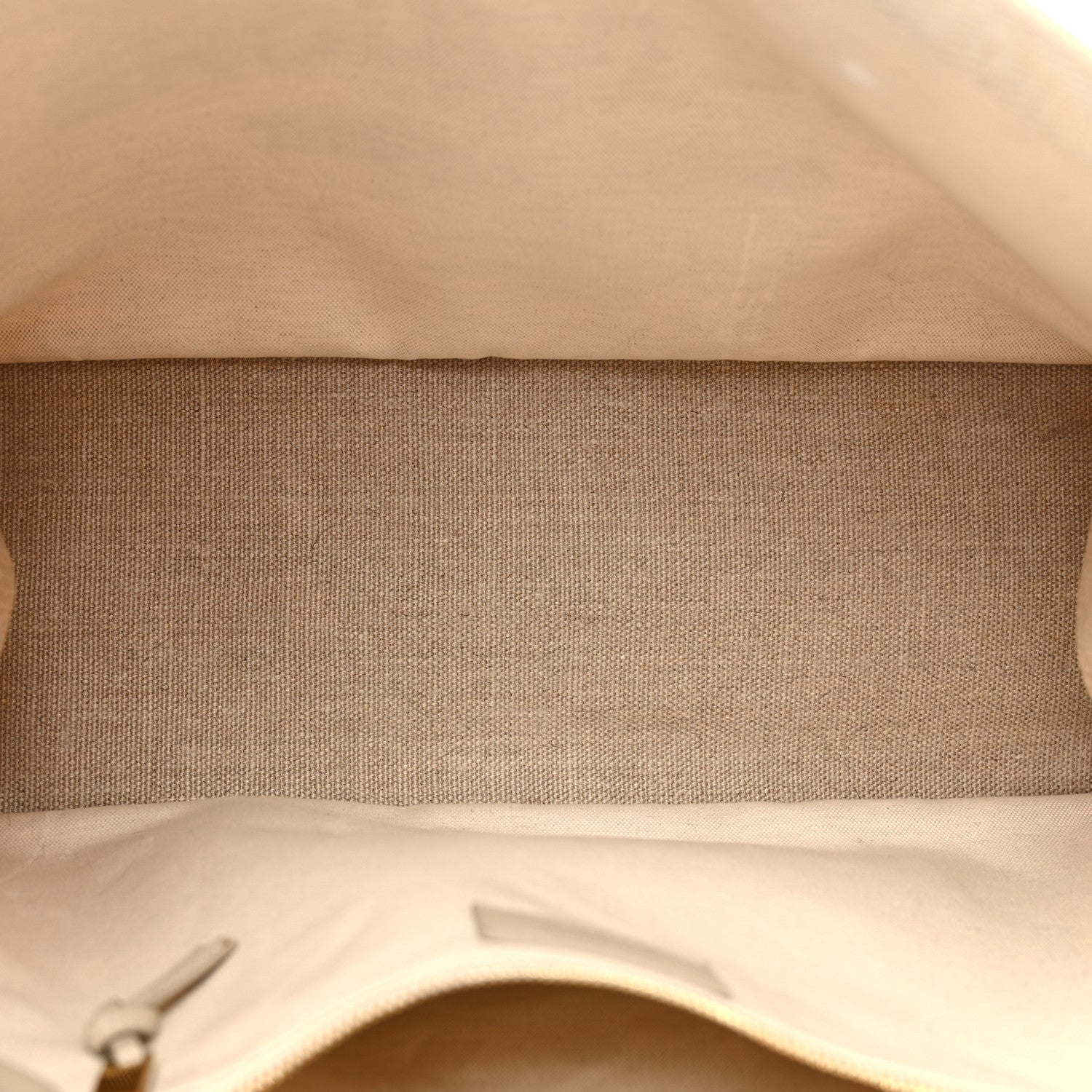 Saint Laurent SAINT LAURENT Linen Calfskin Small Rive Gauche Tote Beige Sea Salt 5 of 16