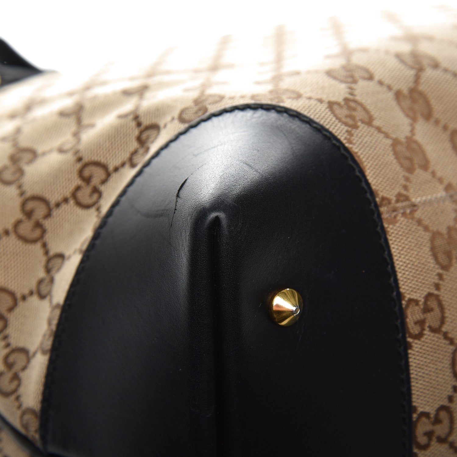 Gucci Monogram Patti Stud Tote Black 14 of 14