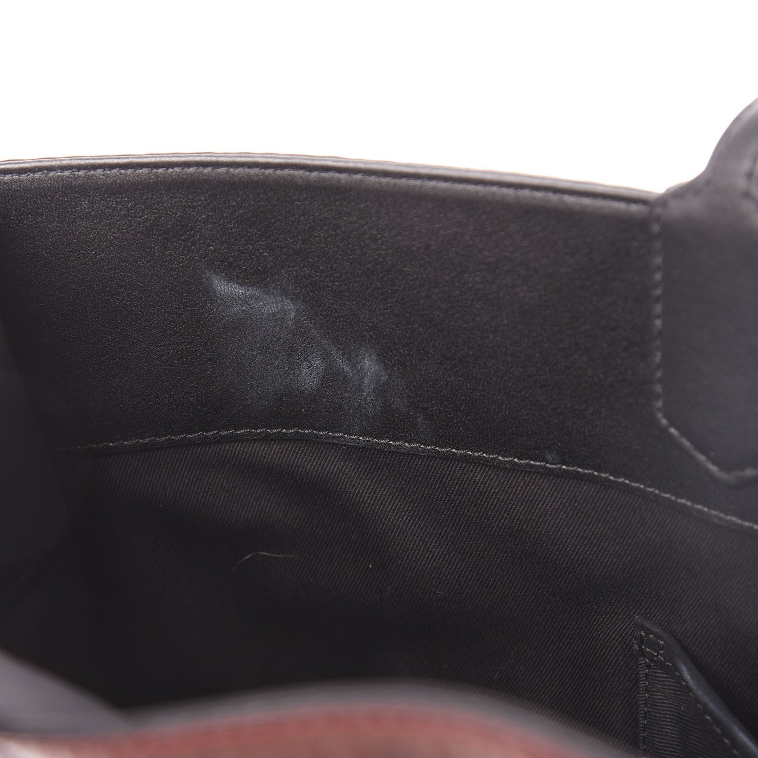 MCM Metallic Visetos Shopper Tote Scooter Red 7 of 11