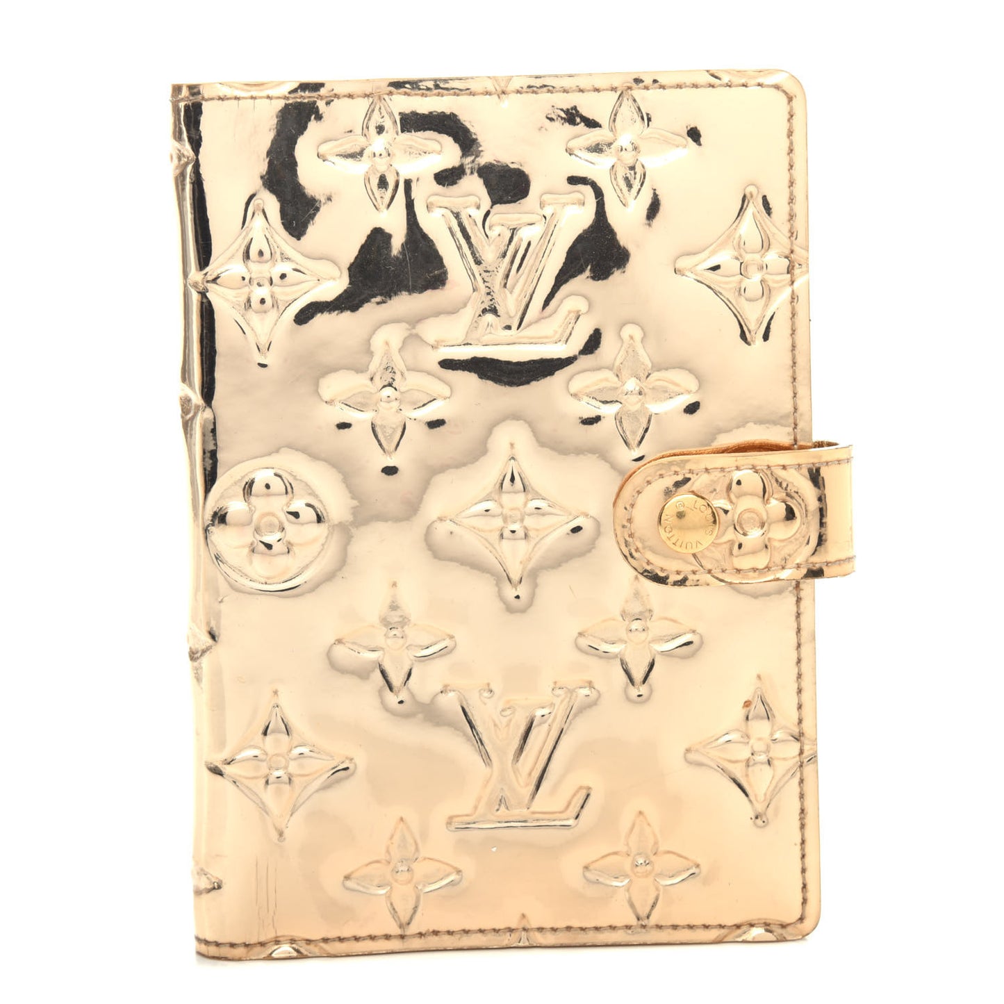Monogram Miroir Small Ring Agenda Gold
