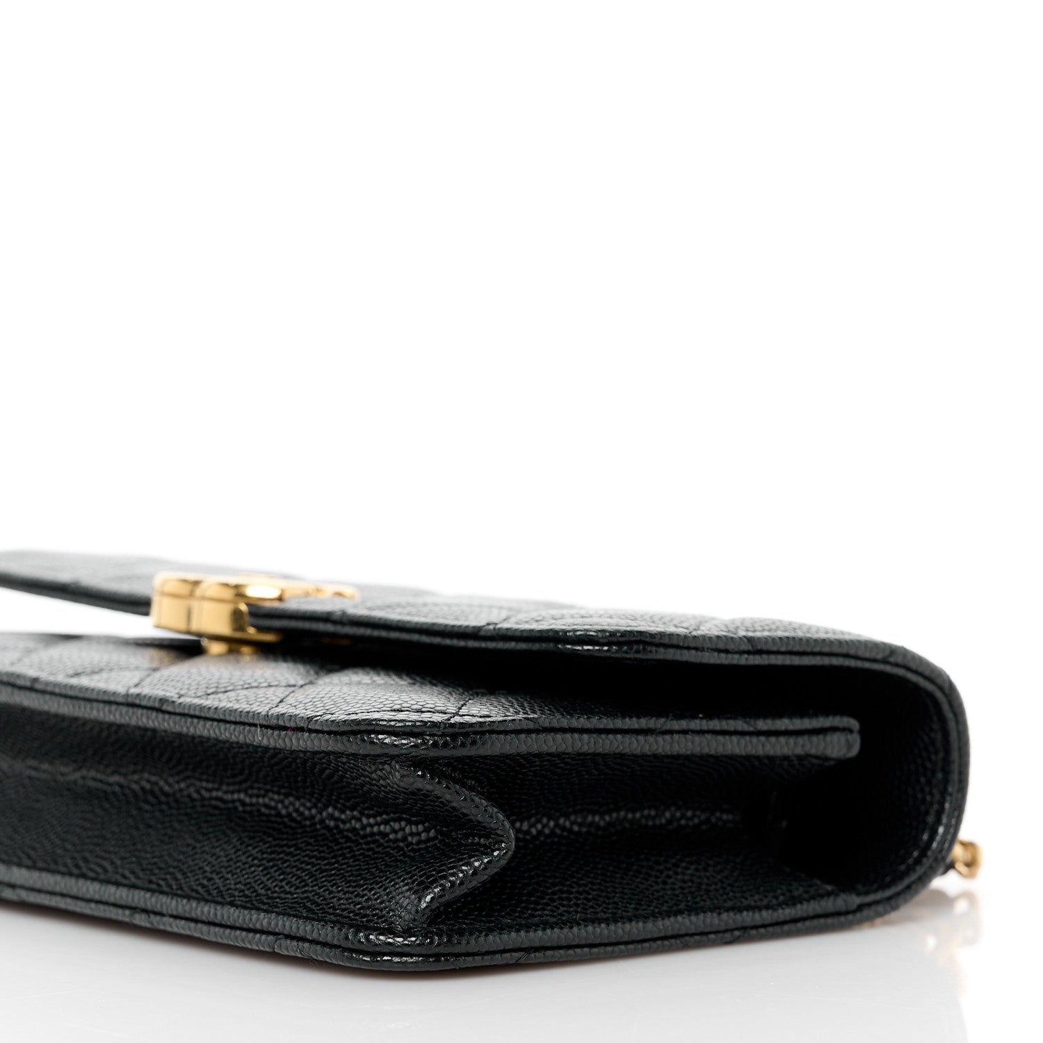 Chanel Caviar Quilted Coco First Phone Holder With Chain Black 10 of 11
