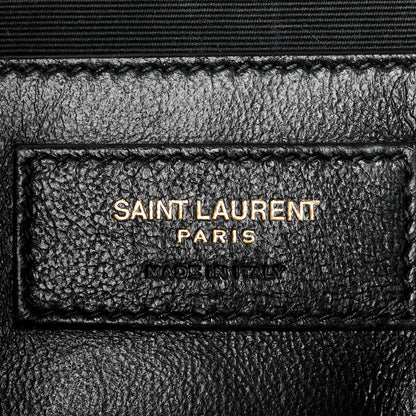 Saint Laurent Lambskin Matelasse Monogram Baby Niki Chain Satchel Dark Beige 7 of 12