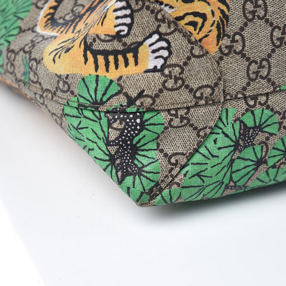 Gucci GG Supreme Monogram Bengal Medium Shopping Tote Beige Yard 13 of 23