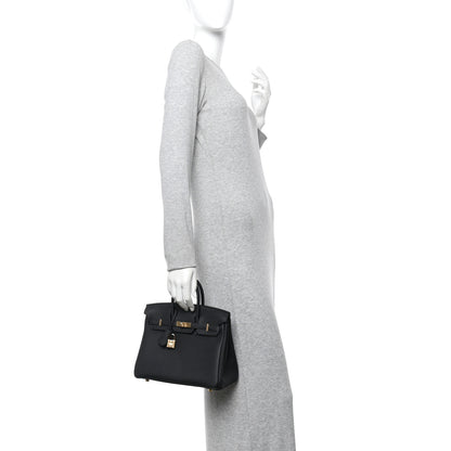 Hermes Togo Birkin 25 Black 2 of 11