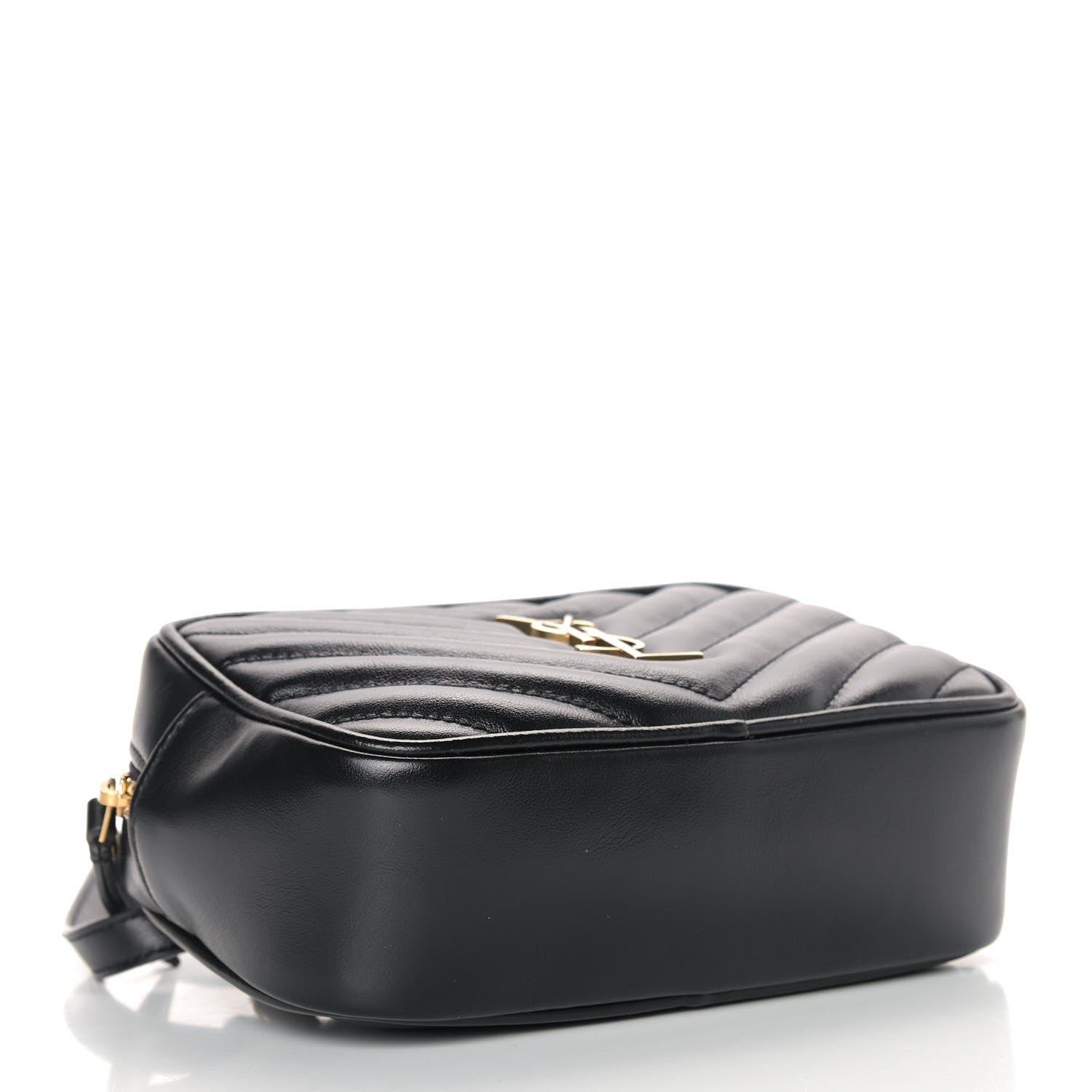 Saint Laurent Calfskin Matelasse Monogram Lou Belt Bag Black 4 of 9