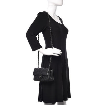 Chanel Iridescent Caviar Quilted Mini Rectangular Flap Black 2 of 13