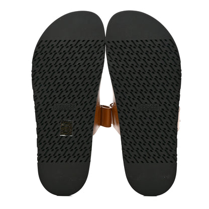 Hermes Calfskin Mens Chypre Sandals 44 Naturel 5 of 9