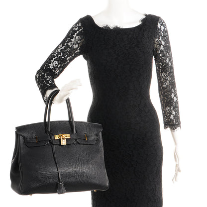 Hermes Togo Birkin 35 Black 4 of 19
