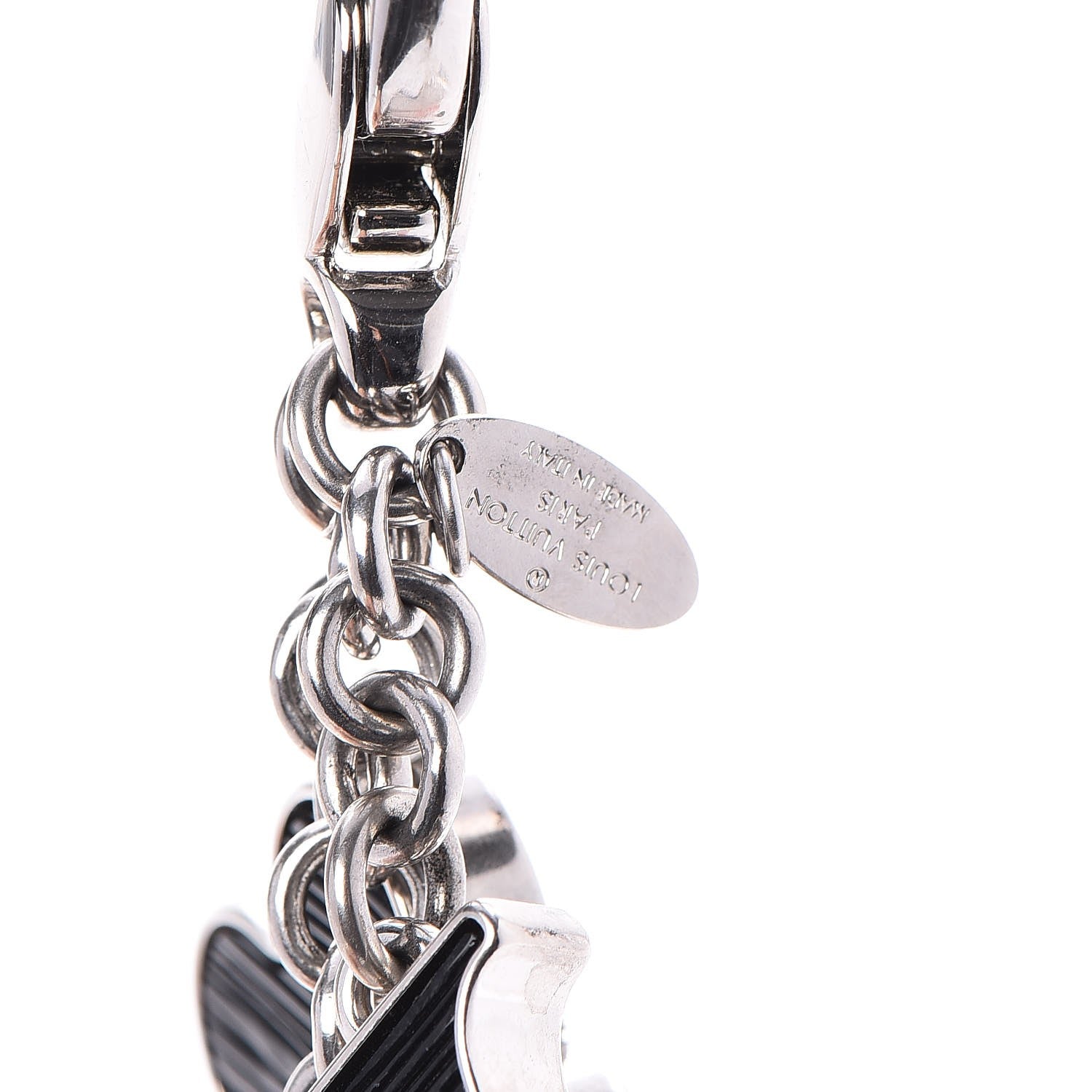 Louis Vuitton Electric Epi Fleur d'Epi Bag Charm Black 5 of 6