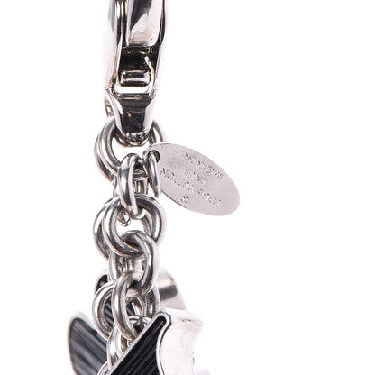 Louis Vuitton Electric Epi Fleur d'Epi Bag Charm Black 5 of 6