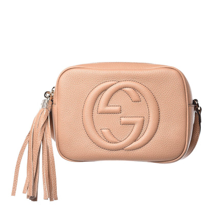 Gucci Pebbled Calfskin Small Soho Disco Bag Camelia 1 of 9